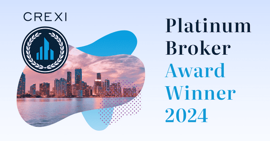 RG REALTY CREXI Platinum Broker 2024 Awards!