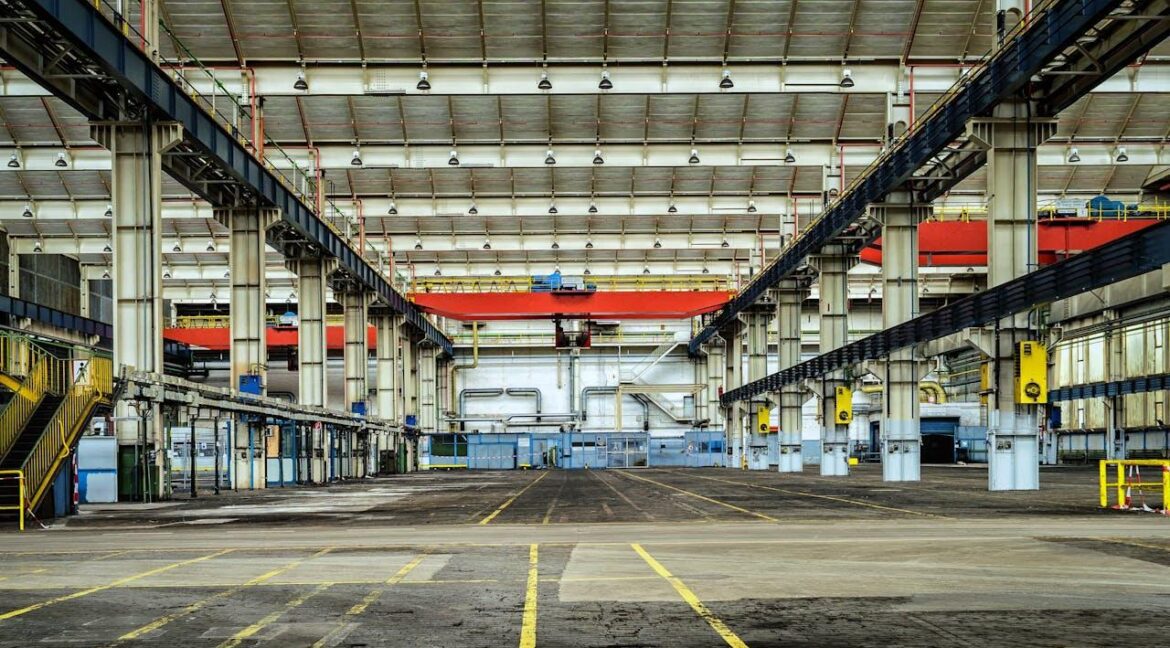 A photo of an industrial sector