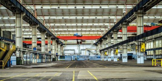 A photo of an industrial sector